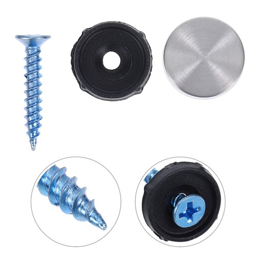 Stainless Steel Mirror Nails Fixing Screws Cover Advertising Decorative Caps - Bild 3 von 12