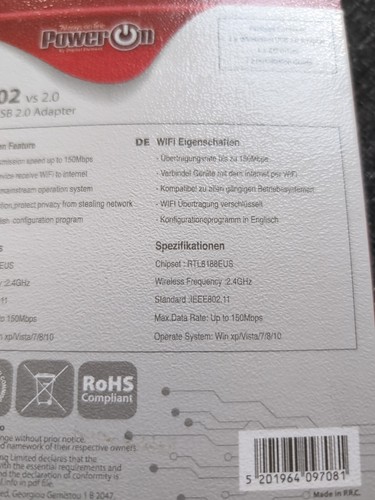 DMG-02 Vs 2.0 Wireless USB Adapter - Bild 3 von 4