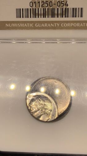 ROOSEVELT Dime 10C STRUCK OFF CENTER MINT ERROR MS 65 - Picture 7 of 8