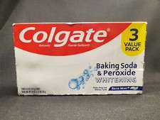 Colgate Baking Soda and Peroxide Whitening Toothpaste, Brisk Mint, 6 oz, 3 Pack 0.75 per gallon