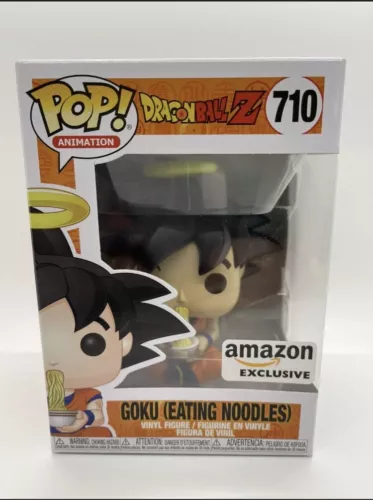 Funko POP! Animación: Exclusiva figura de vinilo de fideos comiendo Goku #710 *EN MANO*