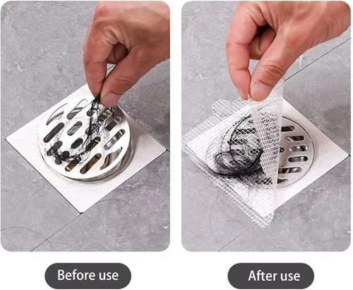 Disposable hair catcher shower drain floor sink strainer filter mesh drain cover - Picture 20 of 27