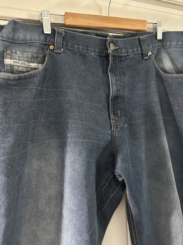 ECKO UNLTD Jeans Mens 42X27 Athletic Fit Jeans Denim Dark Wash - Picture 5 of 16