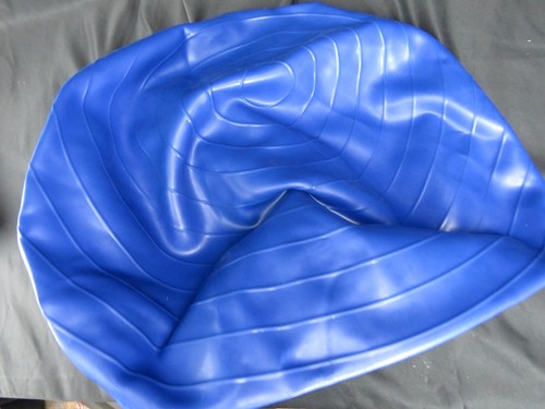 Ballon d'exercice série 8 - Bleu - Faible impact - Gonflable - Fitness - Photo 4/5