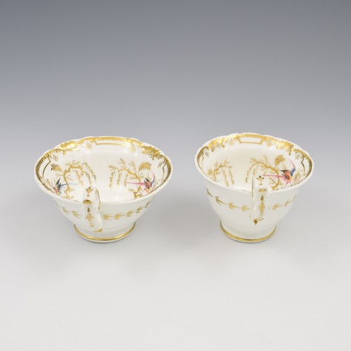 Stunning Davenport Porcelain Fancy Birds Tea and Coffee Cup & Saucer Trio 916 - Picture 11 of 17