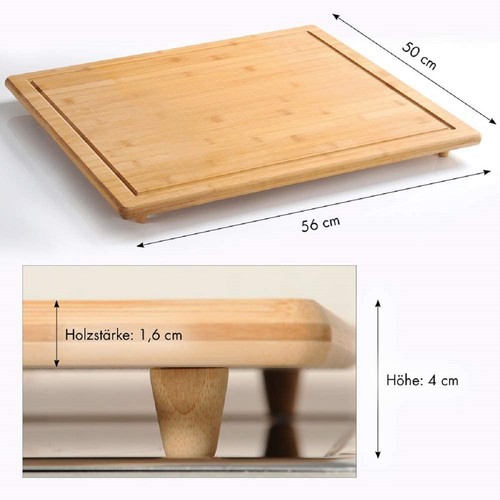 Neustanlo® XXL Abdeckplatte Ceranfeldabdeckung Schneidbrett Brett Schneideplatte - Bild 6 von 7