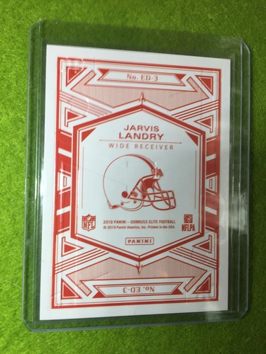 JARVIS LANDRY JERSEY #80 BROWNS # /10 PRIZM Baker Mayfield 's WR 2019 Elite Deck - Picture 11 of 12