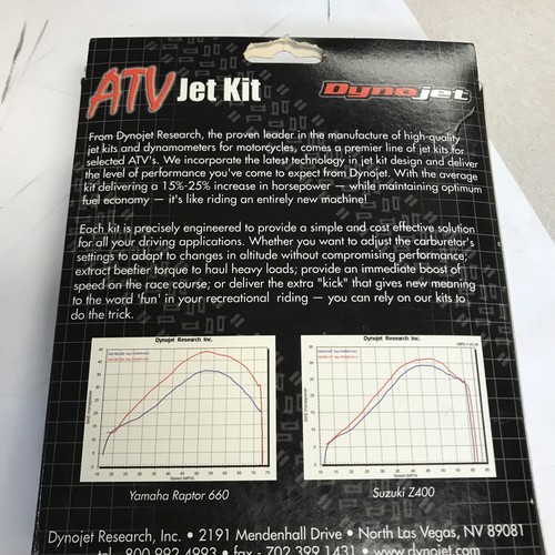 DYNOJET KIT HONDA TRX350 RANCHER / FOREMAN,  Q108 For Parts Only - Picture 3 of 10