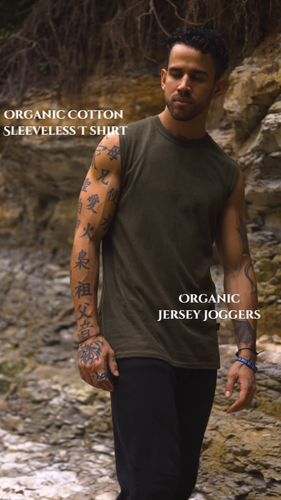 Herren Tanktop aus Hanf und Bio-Baumwolle ärmellos - Muskelshirt S-XXL von Asatre - Video 1 von 1
