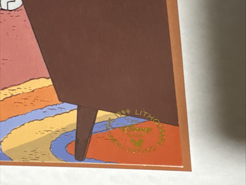 Disney 101 Dalmations One Hundred and One 11x14 lithograph in mat and envelope - Picture 3 of 3