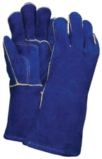 MCR Safety 4501B Welder glove, Blue Economy shoulder split leather