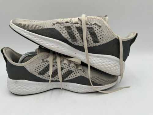 ADIDAS MEN'S FLUIDFLOW 2.0 RUNNING SHOES GREY WHITE SIZE 11.5 - Picture 2 of 8