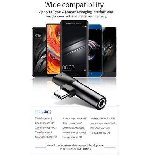 4*2*0.4cm Type-C Aux Jack Audio Earphone Adapter Clear Voice Communication - Picture 9 of 13