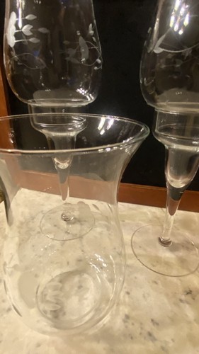 [MEHRERE MENGEN] 3 Princess House Heritage 6" Hurricane Globus Glas - Bild 10 von 11