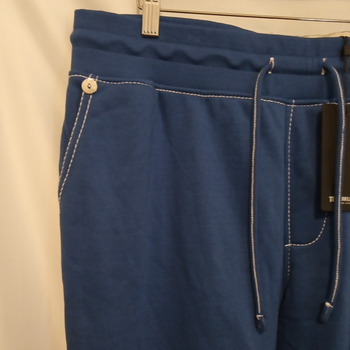 True Religion Big T Fleece Jogginghose Sweatpants Herren XL Pacific Blue - Bild 3 von 10