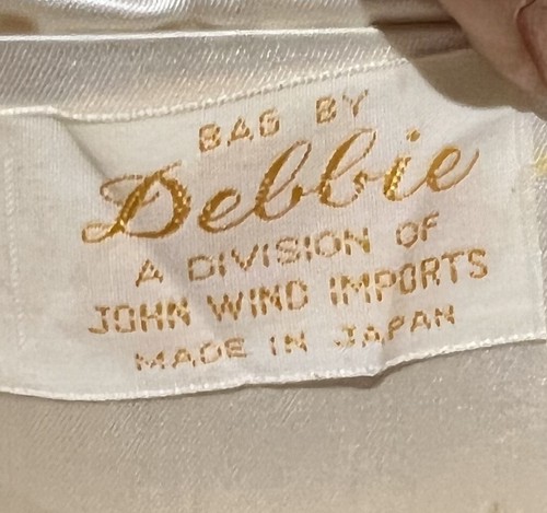 Debbie Abendtasche Division Of John Wind Imports Vintage Elfenbein Perlen Handtasche - Bild 5 von 7