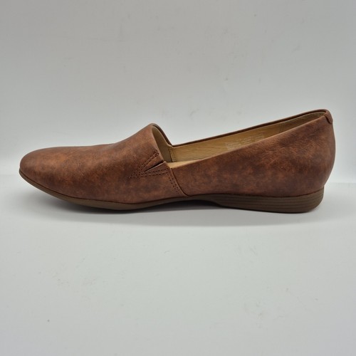 Dansko Womens Size 40 Larisa Milled Saddle Slip On Flat Shoes Loafers Brown - Picture 4 of 8