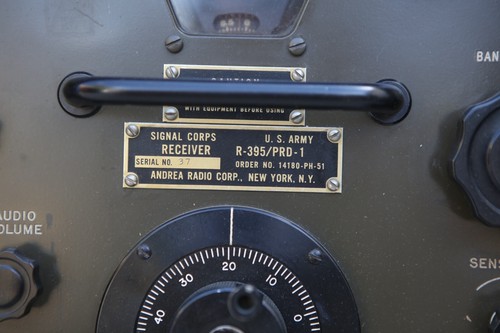 Signal Corps U.S. Army R-395/PRD-1 Andrea Radio Corp CY-947 - Picture 8 of 14