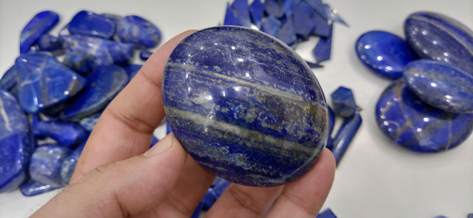 3350 Grams Lapis Lazuli Polished Mix Shape Lot Nieuwe verkoop