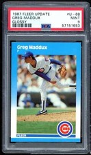 スポーツ選手 87 fleer update greg maddux rc!.! Amazon.com: 1987 Fleer Update Greg Maddux Rookie Baseball