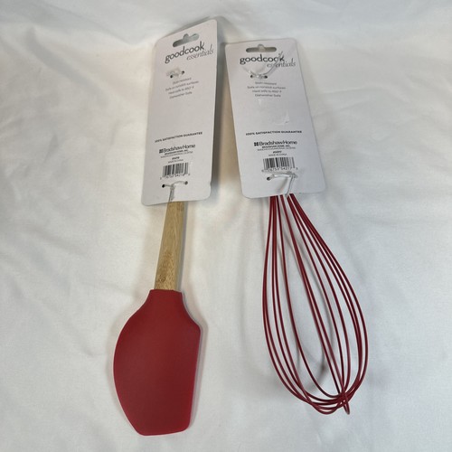 NEU VERSIEGELT GOODCOOK ESSENTIALS Silikon Spatel & Schneebesen Hitzebeständig - Bild 2 von 3