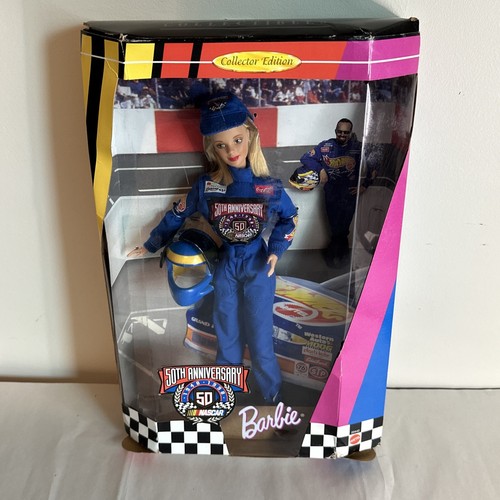 50th Anniversary Nascar 1998 Barbie Doll - Picture 1 of 4