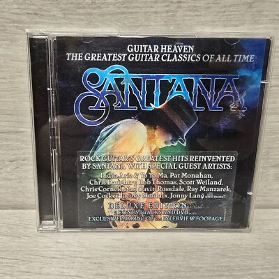 Santana Guitar Heaven 2010 Deluxe Edition CD/DVD Set Lenticular 3D Cover sehr guter Zustand