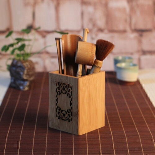 Holz Stifteköcher Stifthalter Stiftbecher Schreibtisch Organizer Handgefertigt - Bild 2 von 10