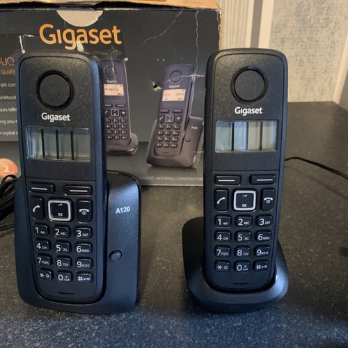 Gigaset A120 Duo Cordless Telephone Set | BOXED WITH MANUAL | Made In Germany - Afbeelding 5 van 11