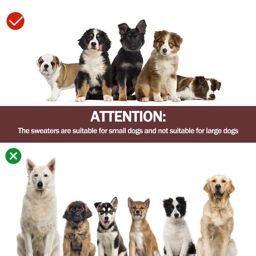 Warm Fleece Dog Vest Sweater Winter Apparel Jacket Small Medium Pet Coat Clothes - Picture 11 of 36