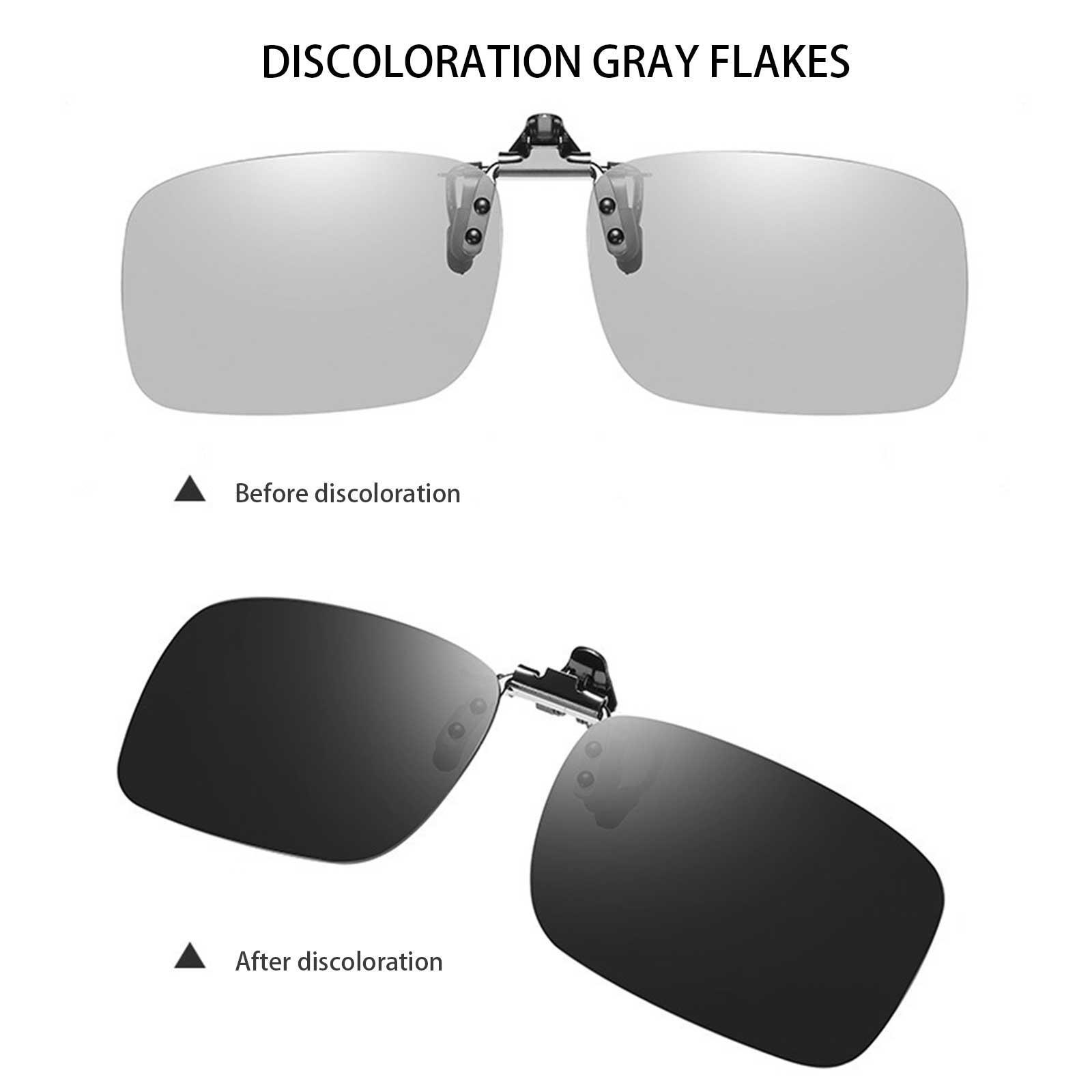 1PCS Polarized Clipon Sunglasses Over Prescription Glasses AntiGlare