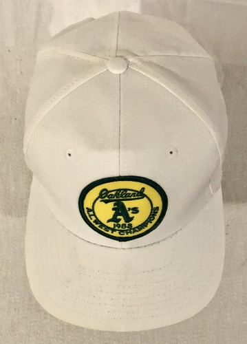 Rare Vintage 1988 Oakland A’s A.L. West Champions SnapBack Cap Twins Enterprise - Picture 5 of 12