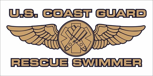 10cm Pegatina Coche Sticker Decal US Coast Guard Rescue Swimmer InSign ia F3160 - Imagen 1 de 1