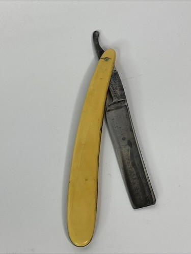 VTG F.A. CLAUBERG NEW YORK TONSORIAL FOLDING STRAIGHT RAZOR TONSORIAL GEM - Picture 6 of 6