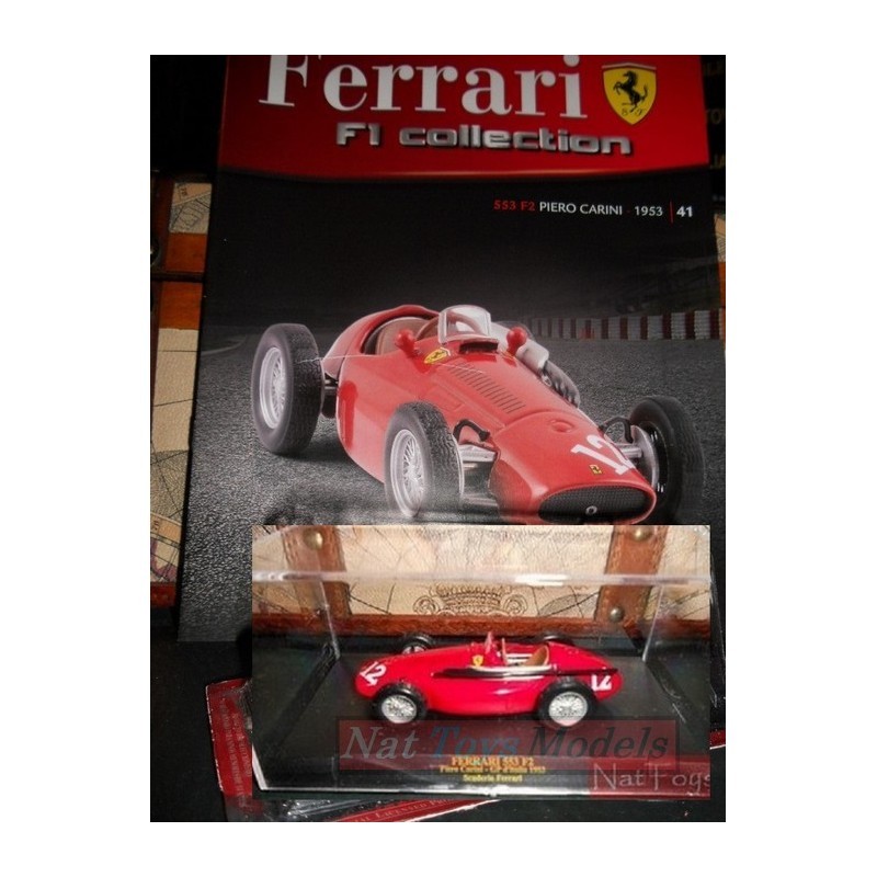 Ferrari F1 Collection 553 F2 1953 Carini Model +BOX+ fas. Fabbri DIE CAST 1 43 Ferrari F1 Collection 553 F2 1953 Carini Model +BOX+ fas. Fabbri DIE CAST 1 43