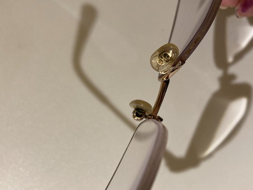 Salvatore Ferragamo Eyeglasses ITALY Frame Only SF 2132R 52-18-130 688 GOLD - Picture 8 of 8