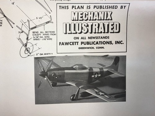 Mechanix Illustrated - P-51 Mustang - Plan # 364 - By Larry Eisinger - Picture 3 of 4