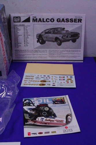 MPC OHIO GEORGE MONTGOMERYS MALCO GASSER MUSTANG PLASTIC MODEL KIT# 804/12 1/25 - Picture 6 of 10