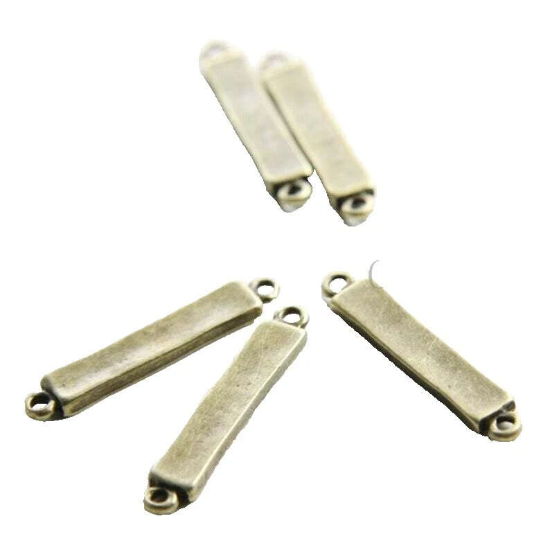 Antiguo latón Espaciador Perlas y Stoppers