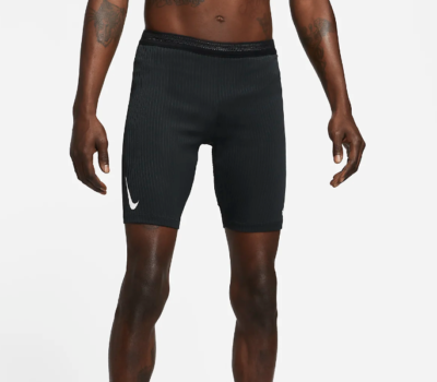Nike Men's Aeroswift 1/2 Tights - Black Size XL - DA1429-010