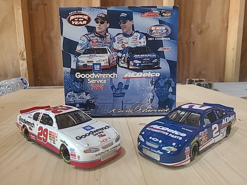 2002 Action Kevin Harvick 1/32 2-Car Set Goodwrench ROY Chevrolet AC Delco #3000 - Picture 1 of 5