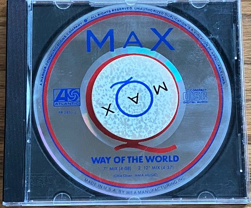 Max - Way of the World INXS Michael Hutchence rare promo CD - Picture 1 of 3