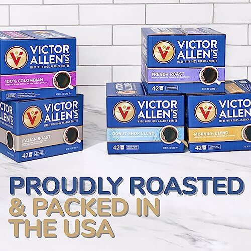 Victor Allen's Coffee Donut Shop Mischung Medium Röstung 200 Stück Einzelportion Co... - Bild 9 von 10