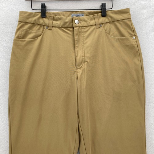 VRST Limitless Pants Mens 34x30 Brown Stretch Slim Tapered Performance Preppy - Picture 2 of 13