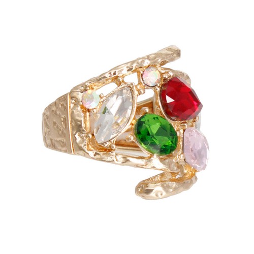 Multi Loop Crystal Ring - Imagen 2 de 2