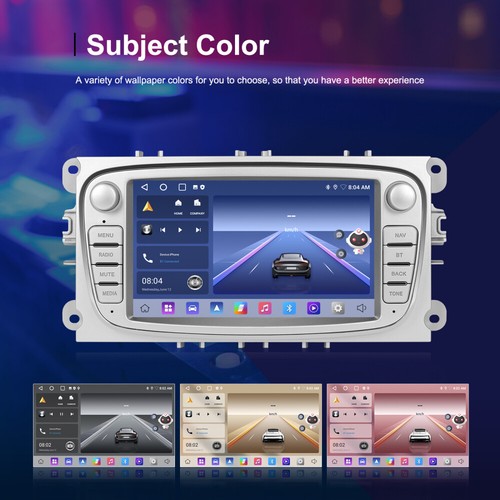 For Ford Focus MK2 MK II 2004-2011 Autoradio Apple Carplay GPS Android 15 2+64GB - Picture 19 of 24