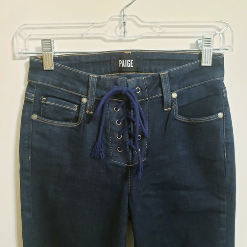 Paige Blue Hoxton Ankle Corset Skinny Jean.24.NWOT - Picture 3 of 7