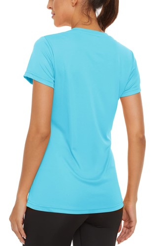 Verano Mujeres UPF50+ Camisetas Mangas Cortas Secado Rápido Exterior Deportes acuáticos Informales T - Imagen 177 de 229