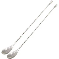 15.7“ Extra Long Cocktail Mixing Spoon Set Foodgrade 18/8 Stainless Steel Stir