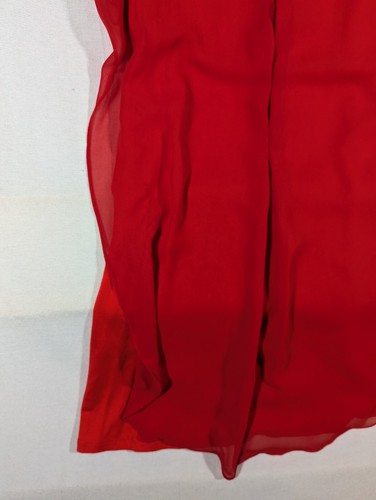 THML Dress Women's XS Mini Valley Chic Sleeveless V-Neck Red Evening Party Club - Picture 3 of 8